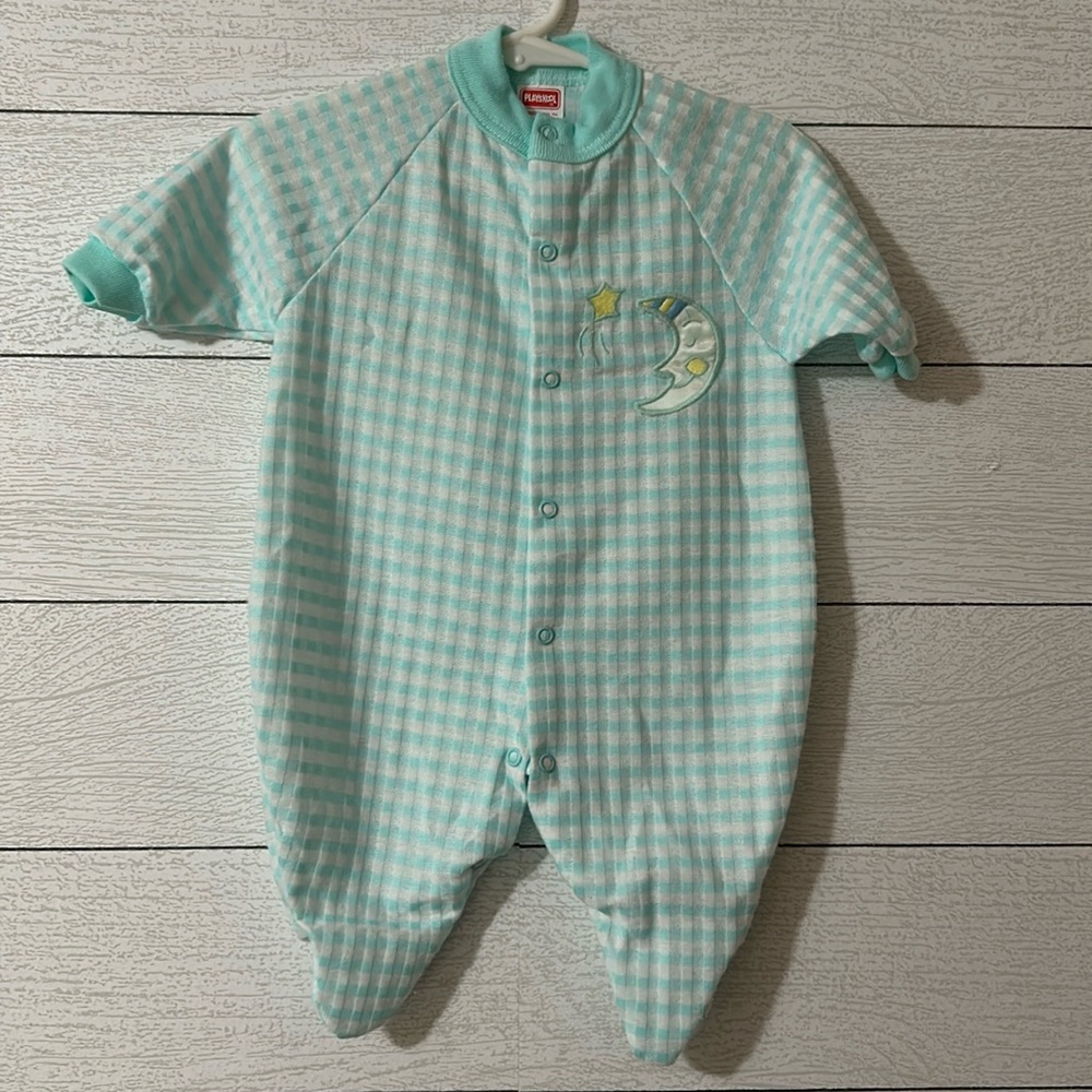 Vintage Playskool 0-3  footed sleeper